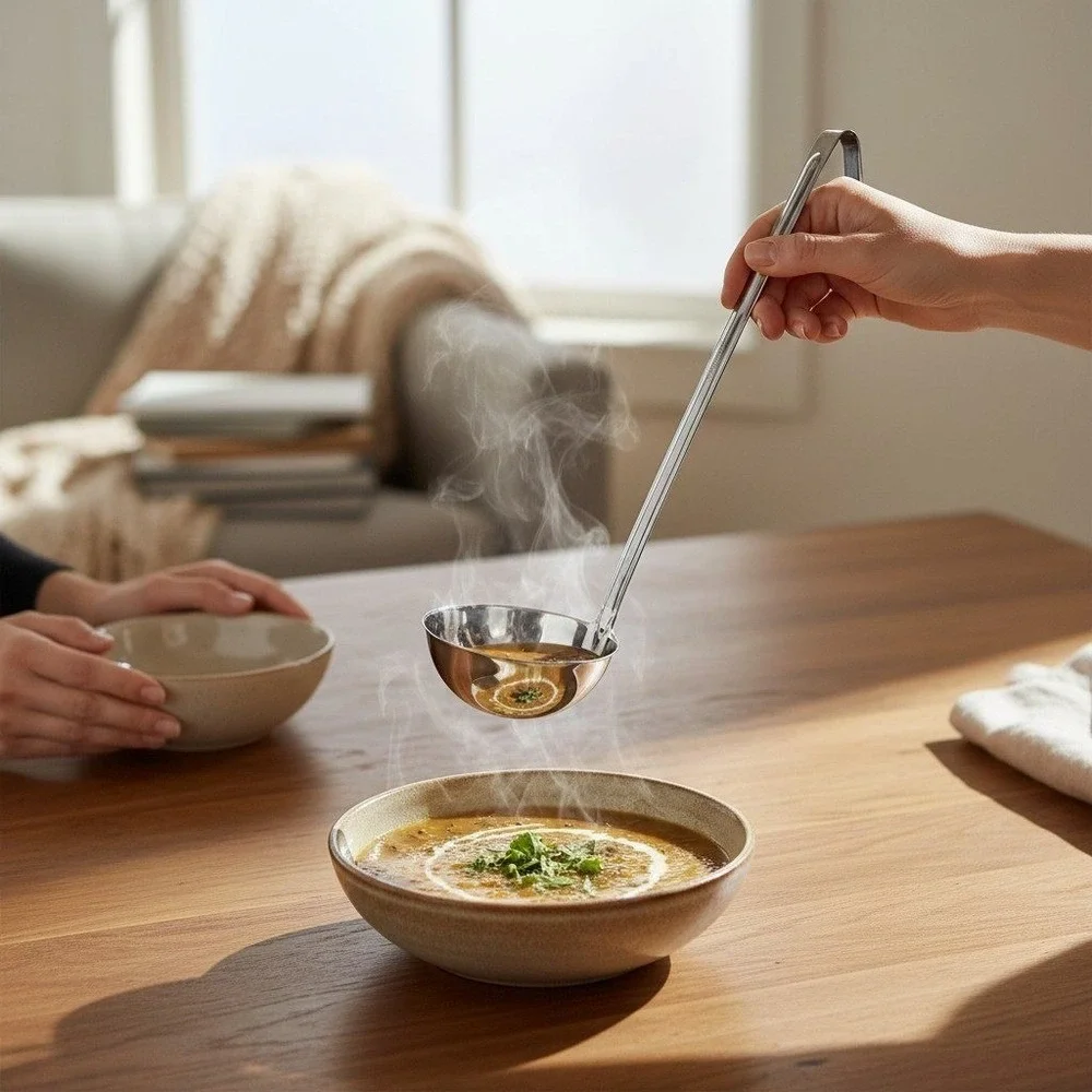 Vollrath 46818 Stainless Steel Soup Ladle 8oz 237ml Hooked Handle NSF USA